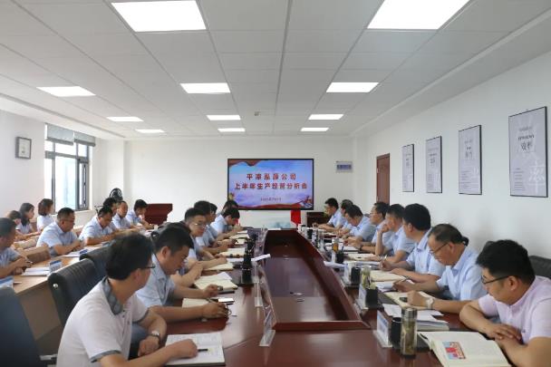 泓源公司召開上半年生產(chǎn)經(jīng)營分析會(huì)(圖1)